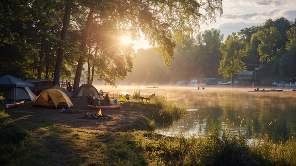 Découvrez le charme du camping lac de la Chausselière
